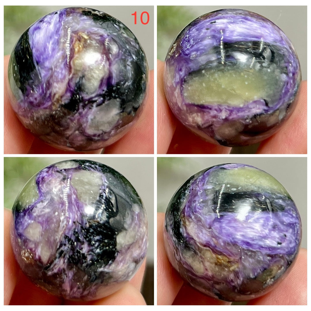 Charoite Mini Spheres Healing Crystal Balls