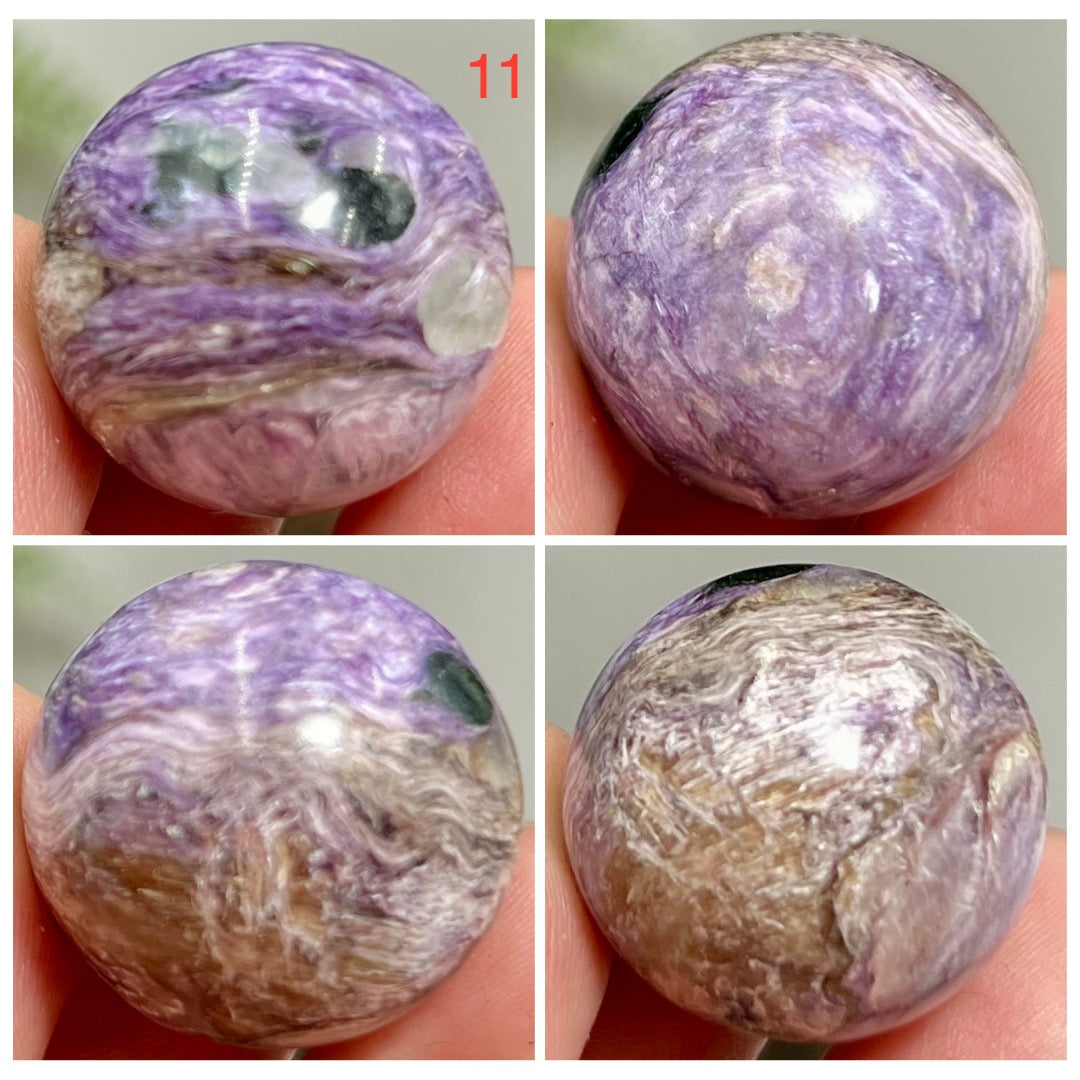 Charoite Mini Spheres Healing Crystal Balls