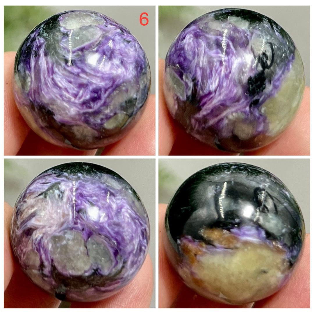 Charoite Mini Spheres Healing Crystal Balls