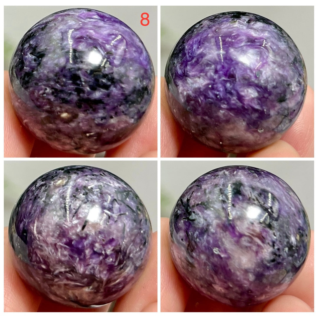 Charoite Mini Spheres Healing Crystal Balls