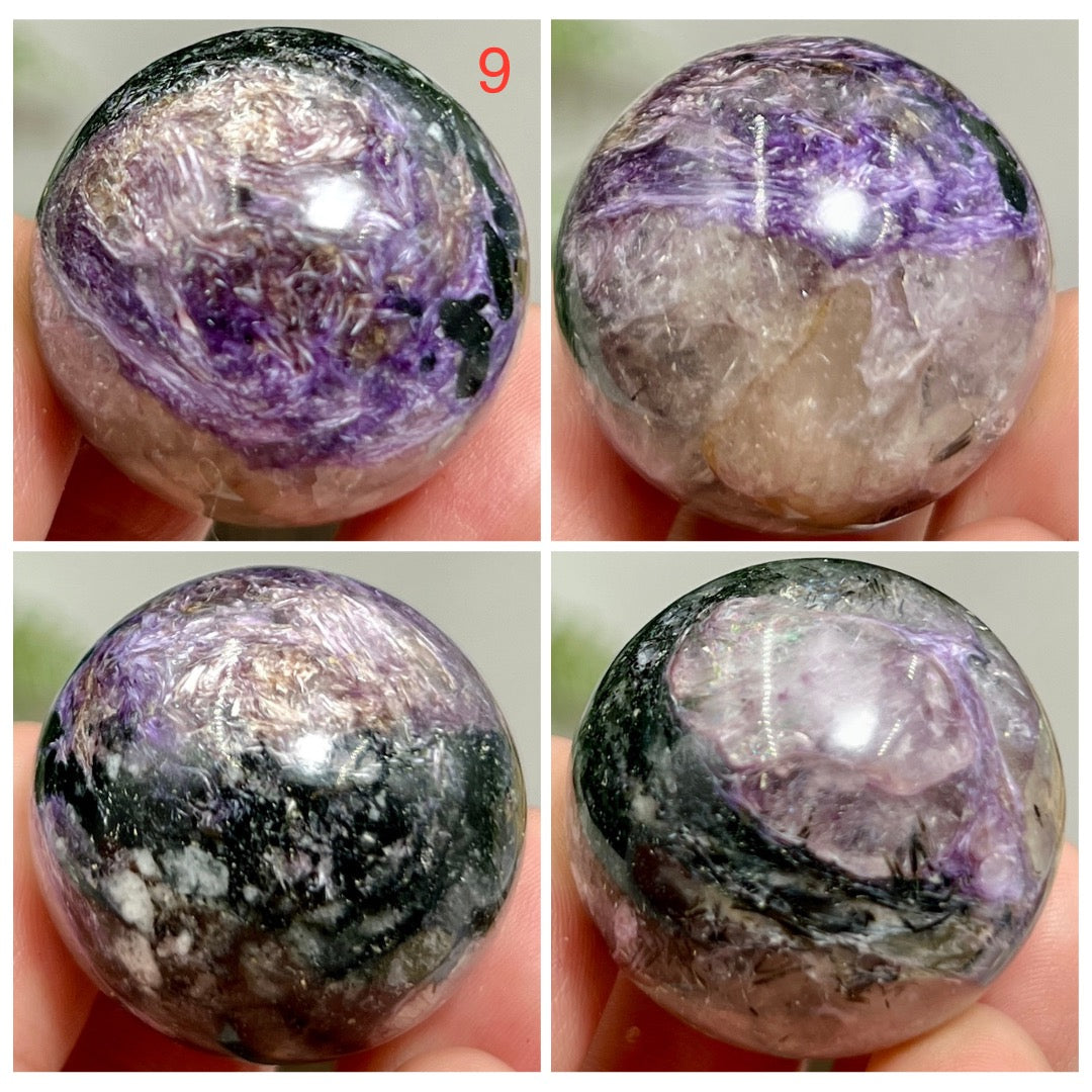 Charoite Mini Spheres Healing Crystal Balls