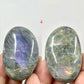 Labradorite Palm Stones Crystal Meditation Worry Reiki Healing Australian Seller