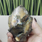 Fire Labradorite Leaf Flashy Crystal Carving