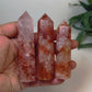 Hematoid Fire Quartz Points Towers Crystal Generators