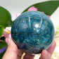 Blue Apatite Sphere Healing Crystal Ball 788g 77mm