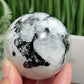 Rainbow Moonstone with Black Tourmaline Sphere Healing Crystal Ball 262g 57mm