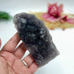 Natural Fluorite Specimen Natural Raw Crystal With Stand