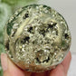 Pyrite Fools Gold Cubic Sphere Healing Crystal Ball 364g 56mm