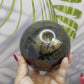 Large Crystal Sphere Labradorite 1895g Natural Ball Reiki Healing Flash Gemstone