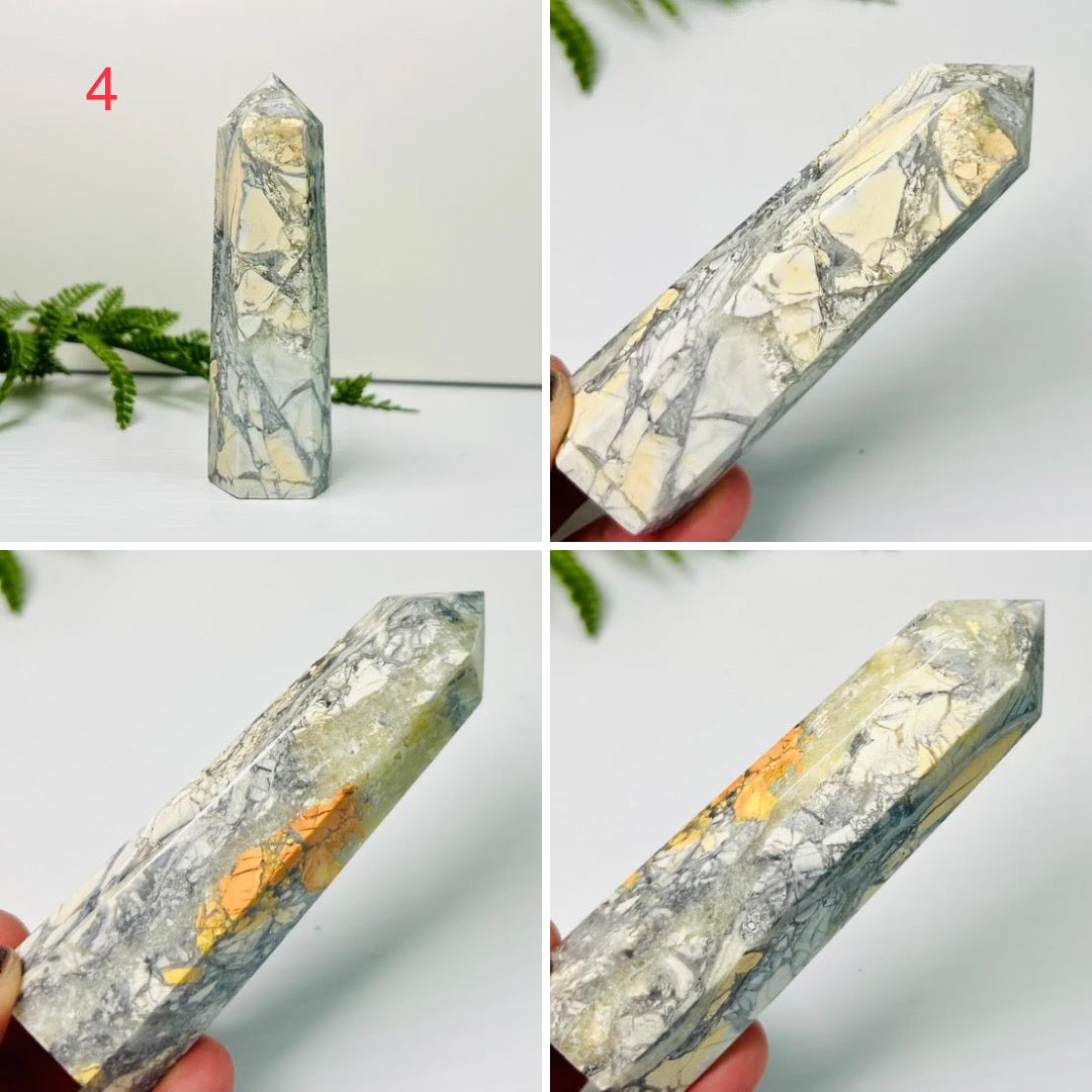 Maligano Jasper Points Crystal Generators Australian Seller