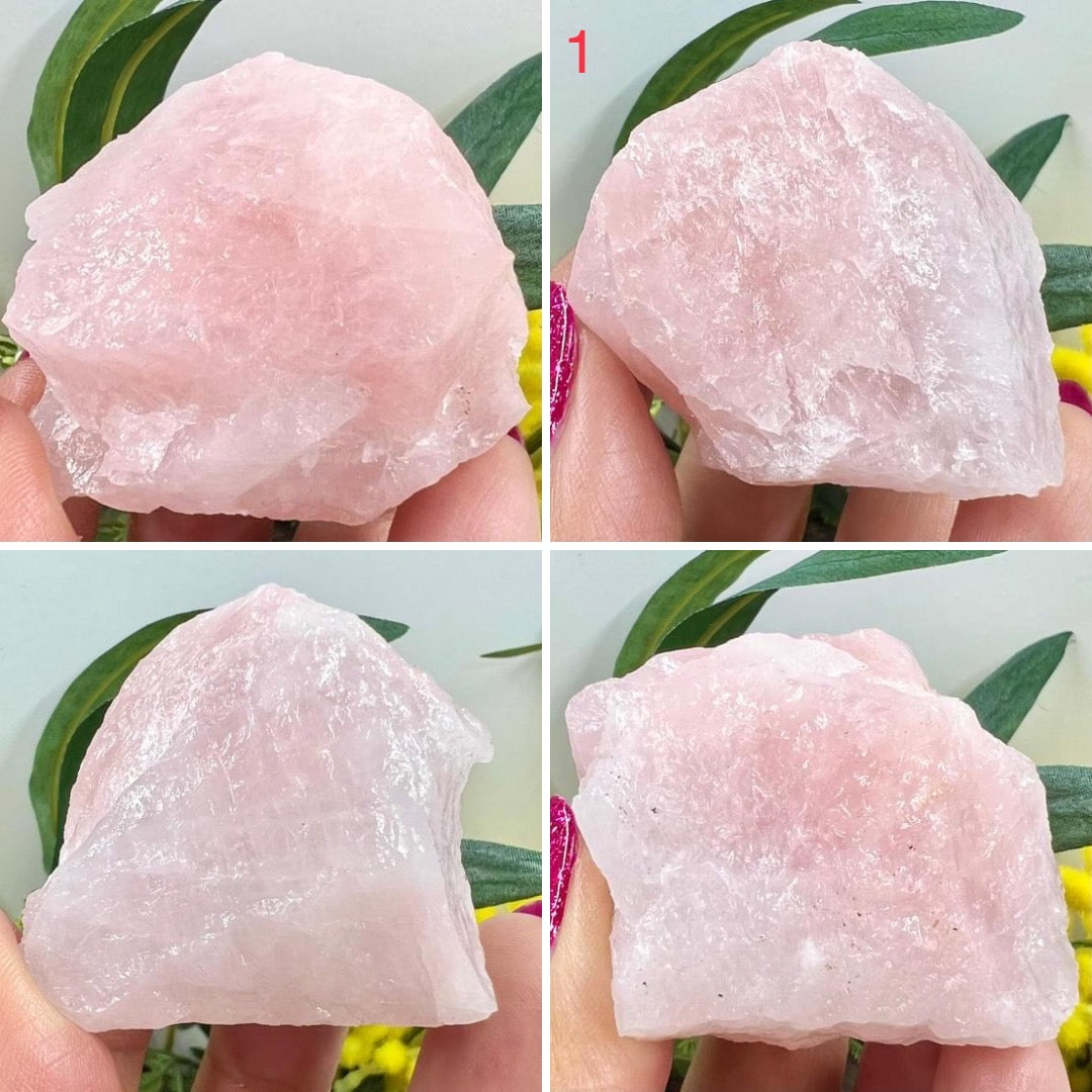 Rose Quartz Specimen Raw Crystal Australian Seller