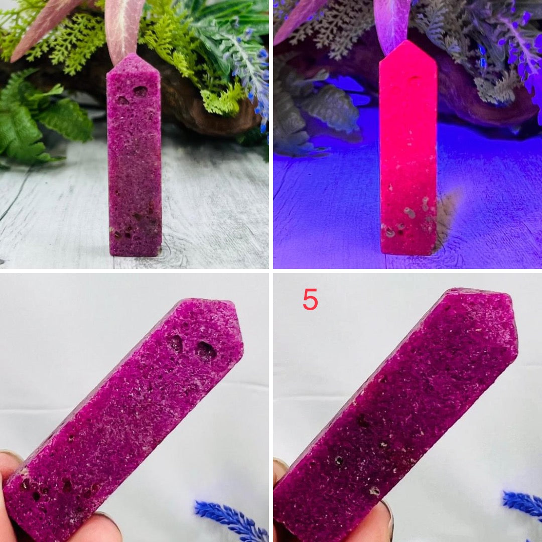 Ruby Points UV Reactive Crystal Generators Australian Seller