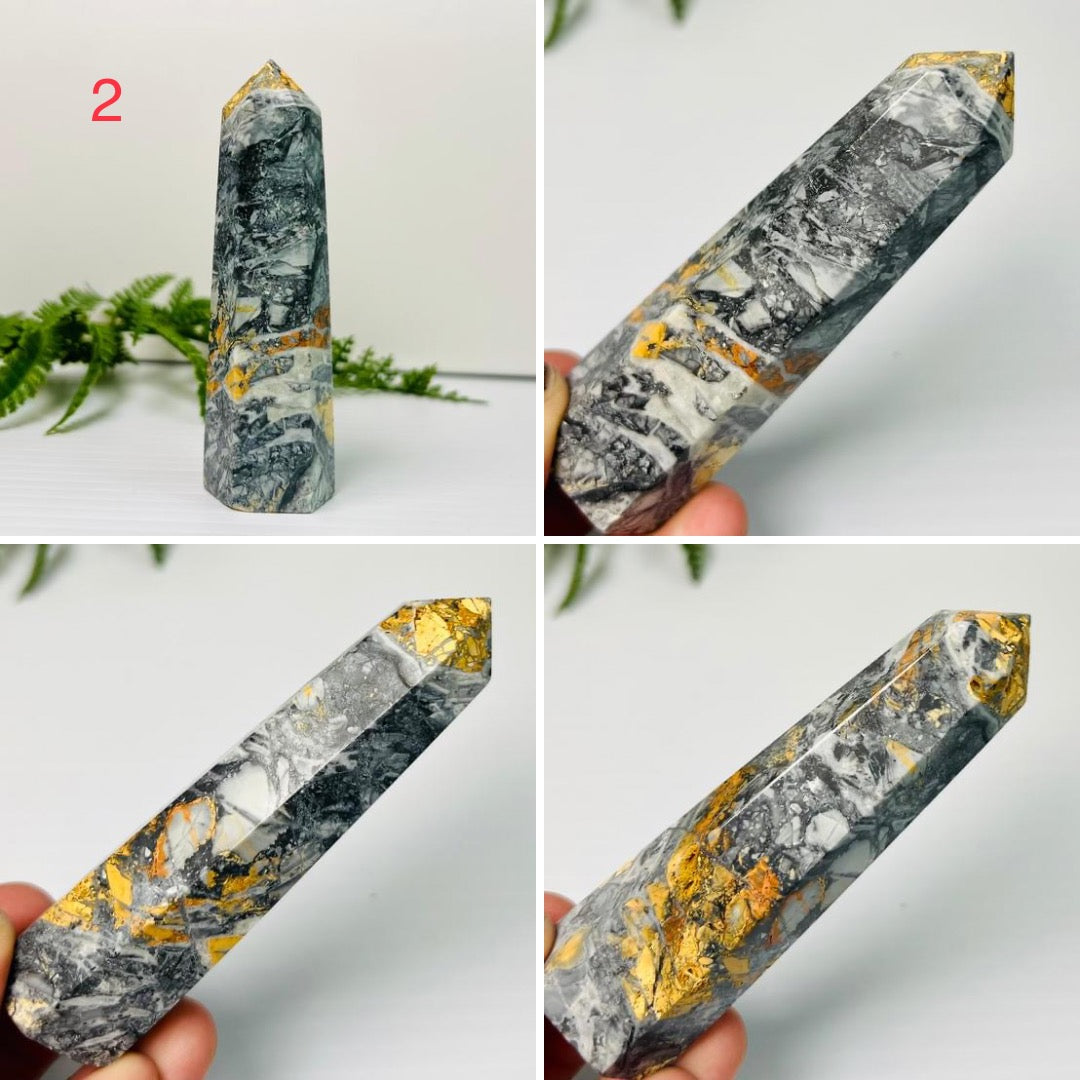 Maligano Jasper Points Crystal Generators Australian Seller