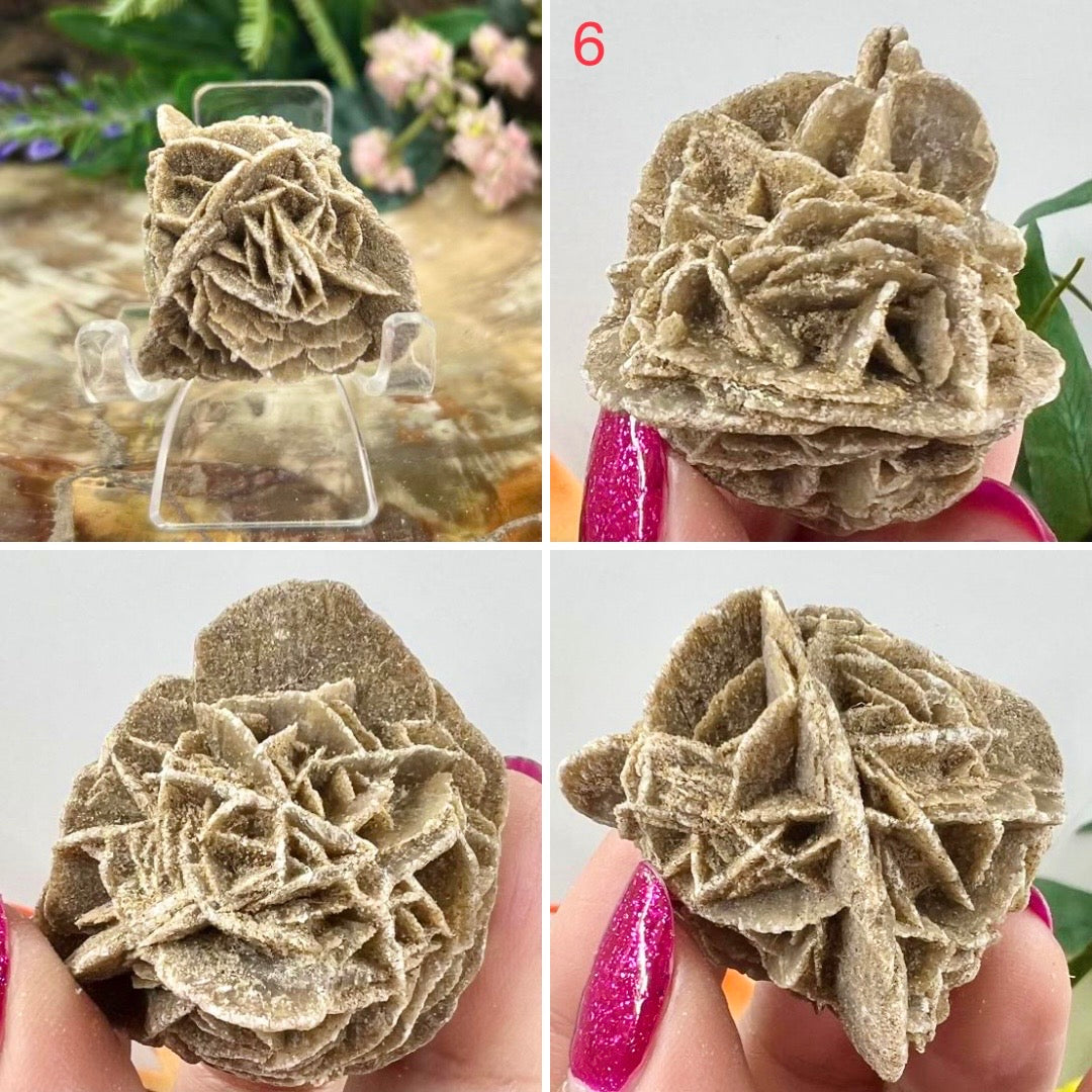 Desert Rose Calcite Specimens Natural Crystal