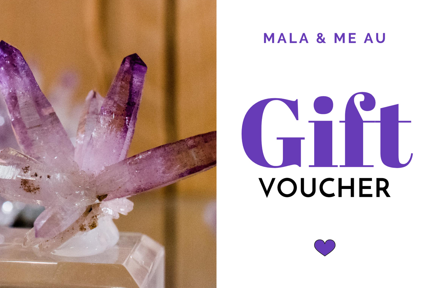 Mala & Me AU Crystals Gift Voucher