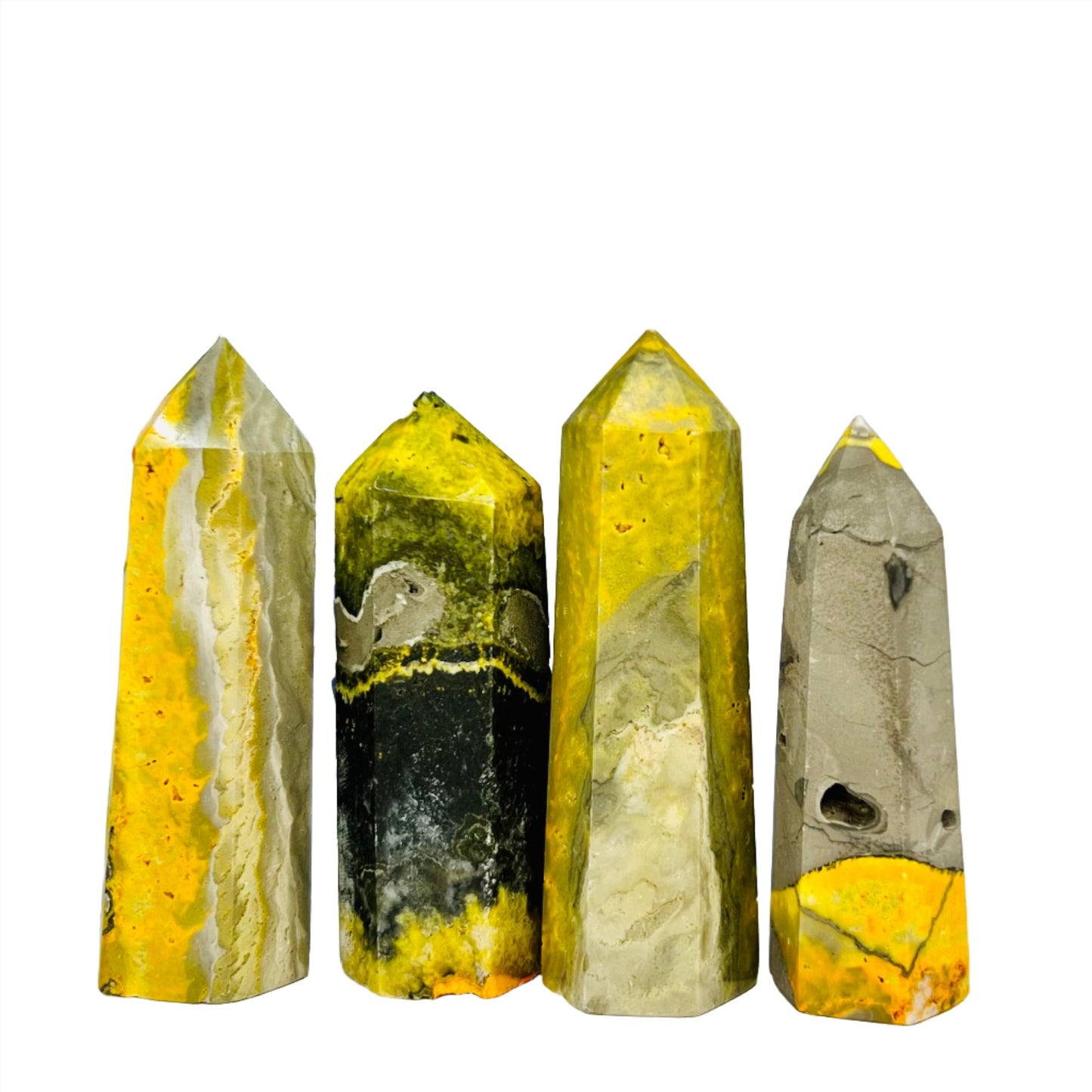 Bumblebee Jasper Points Towers Crystal Generators