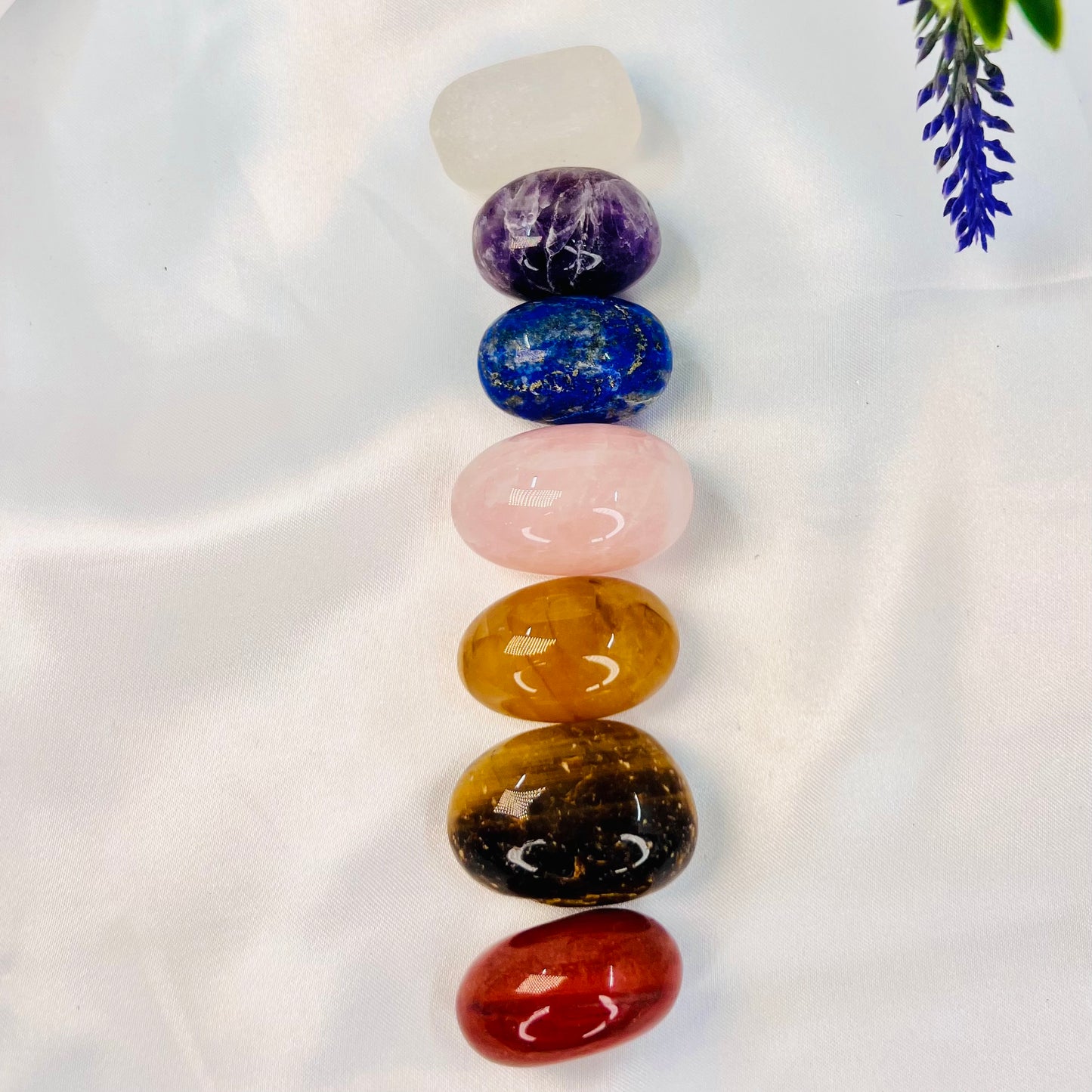 Chakra Tumbled Stones Bag of 7 Stones