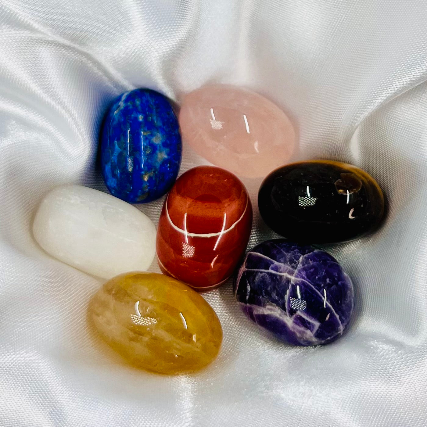 Chakra Tumbled Stones Bag of 7 Stones