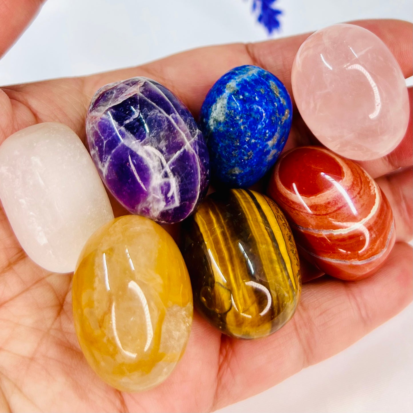 Chakra Tumbled Stones Bag of 7 Stones