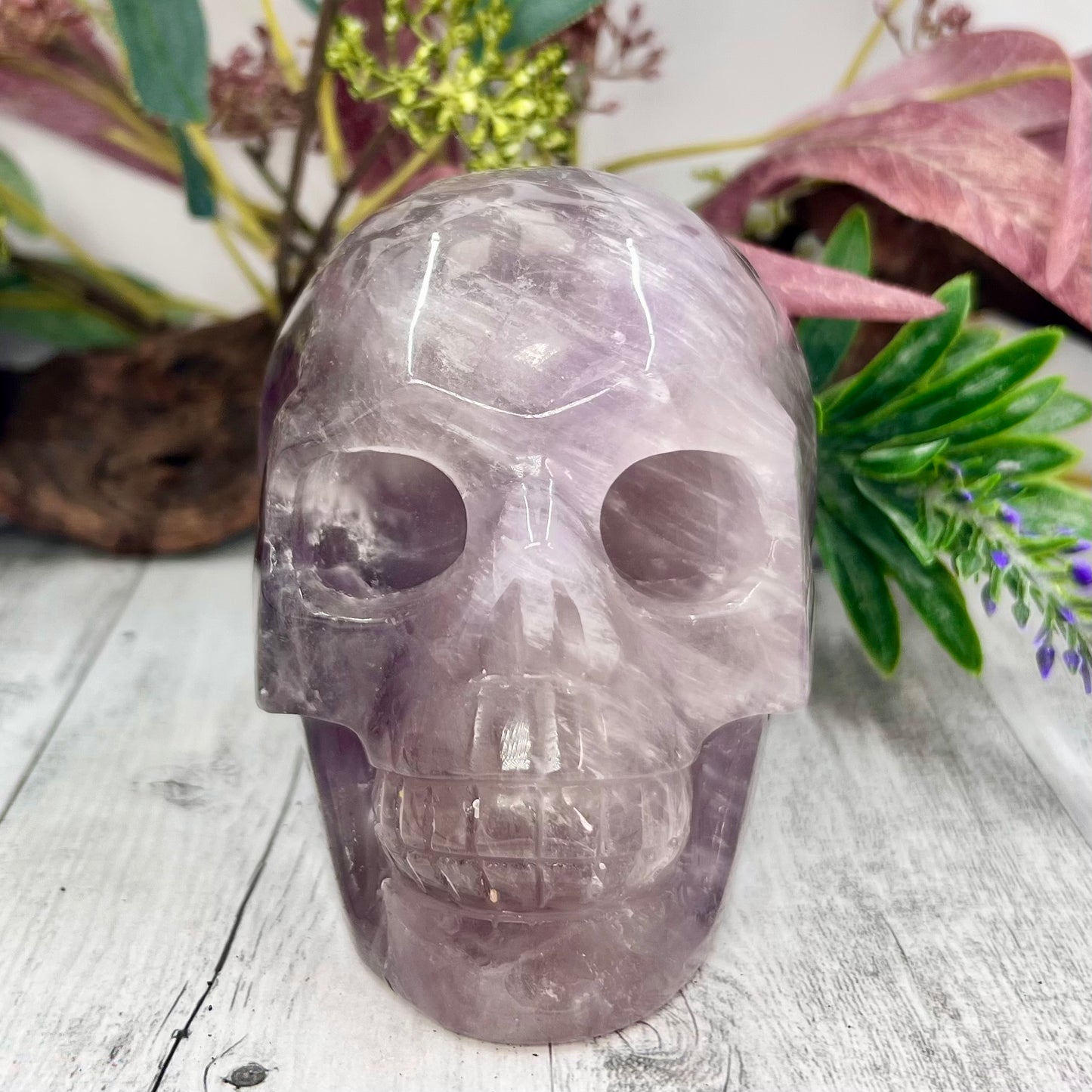 Large Amethyst Skull Crystal Skull Carving