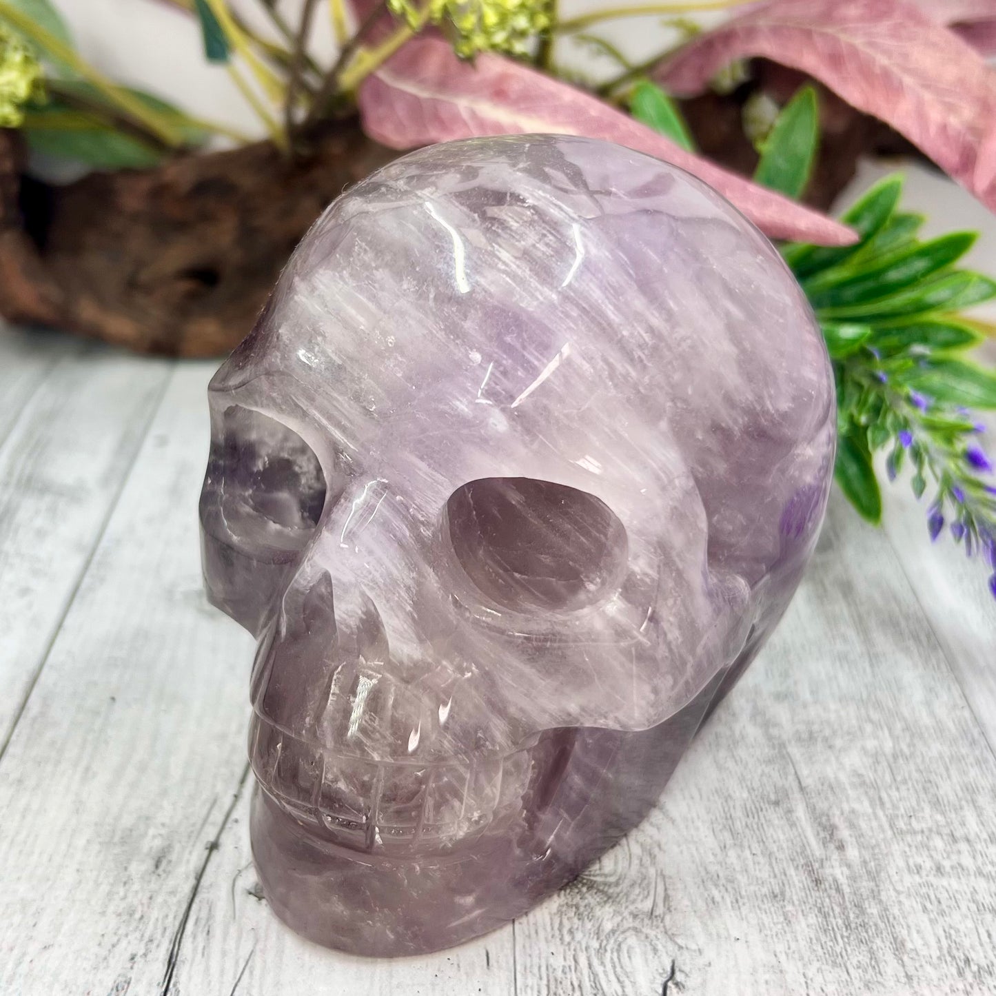 Large Amethyst Skull Crystal Skull Carving