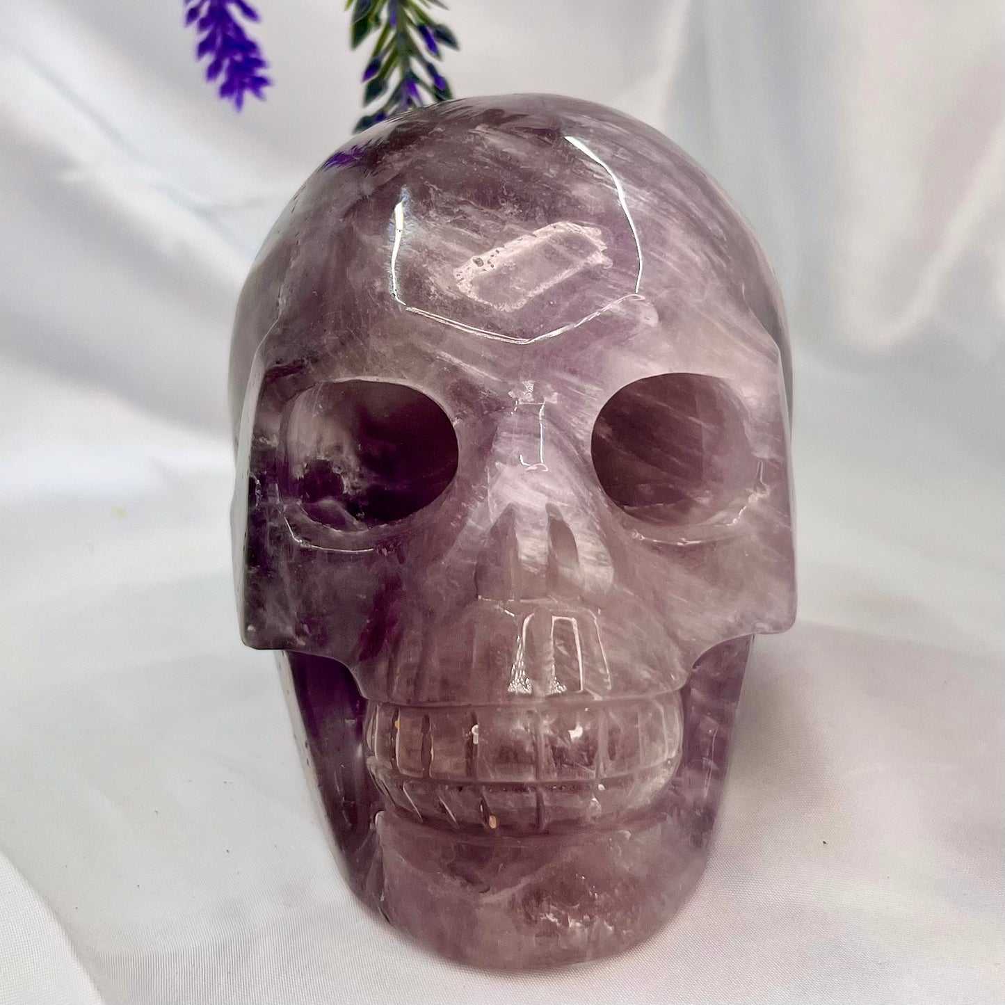 Large Amethyst Skull Crystal Skull Carving