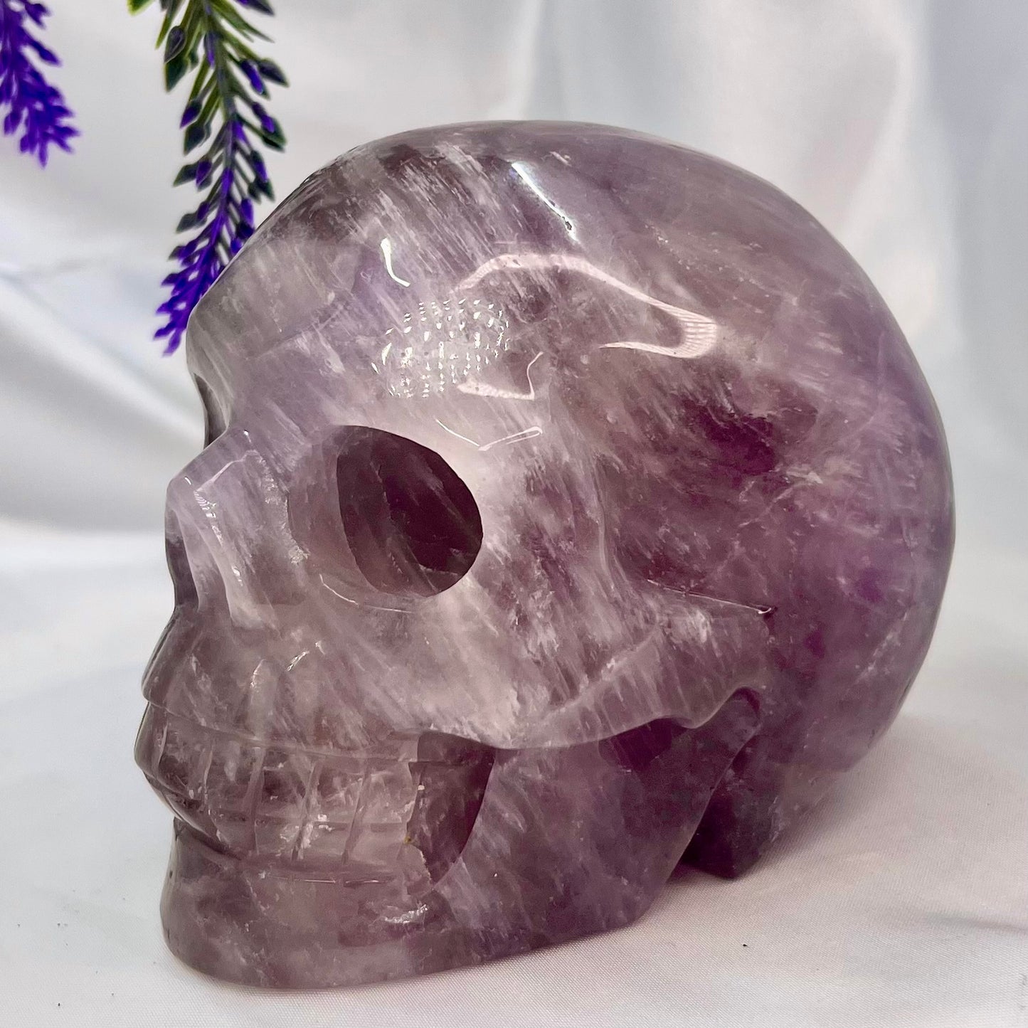 Large Amethyst Skull Crystal Skull Carving