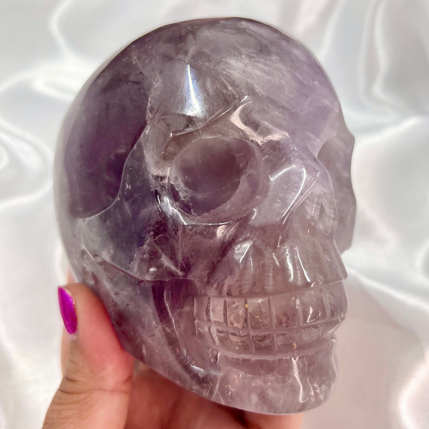 Large Amethyst Skull Crystal Skull Carving