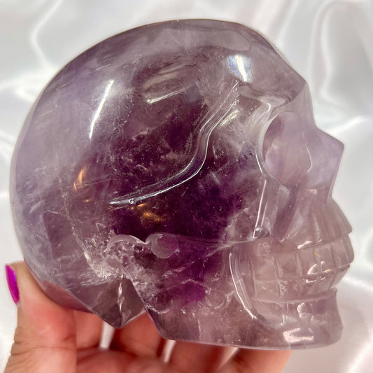 Large Amethyst Skull Crystal Skull Carving