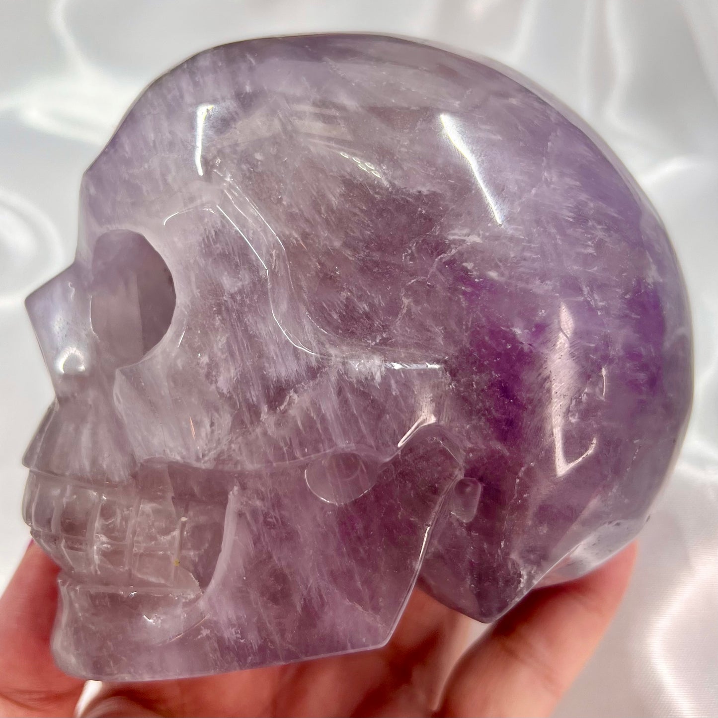 Large Amethyst Skull Crystal Skull Carving