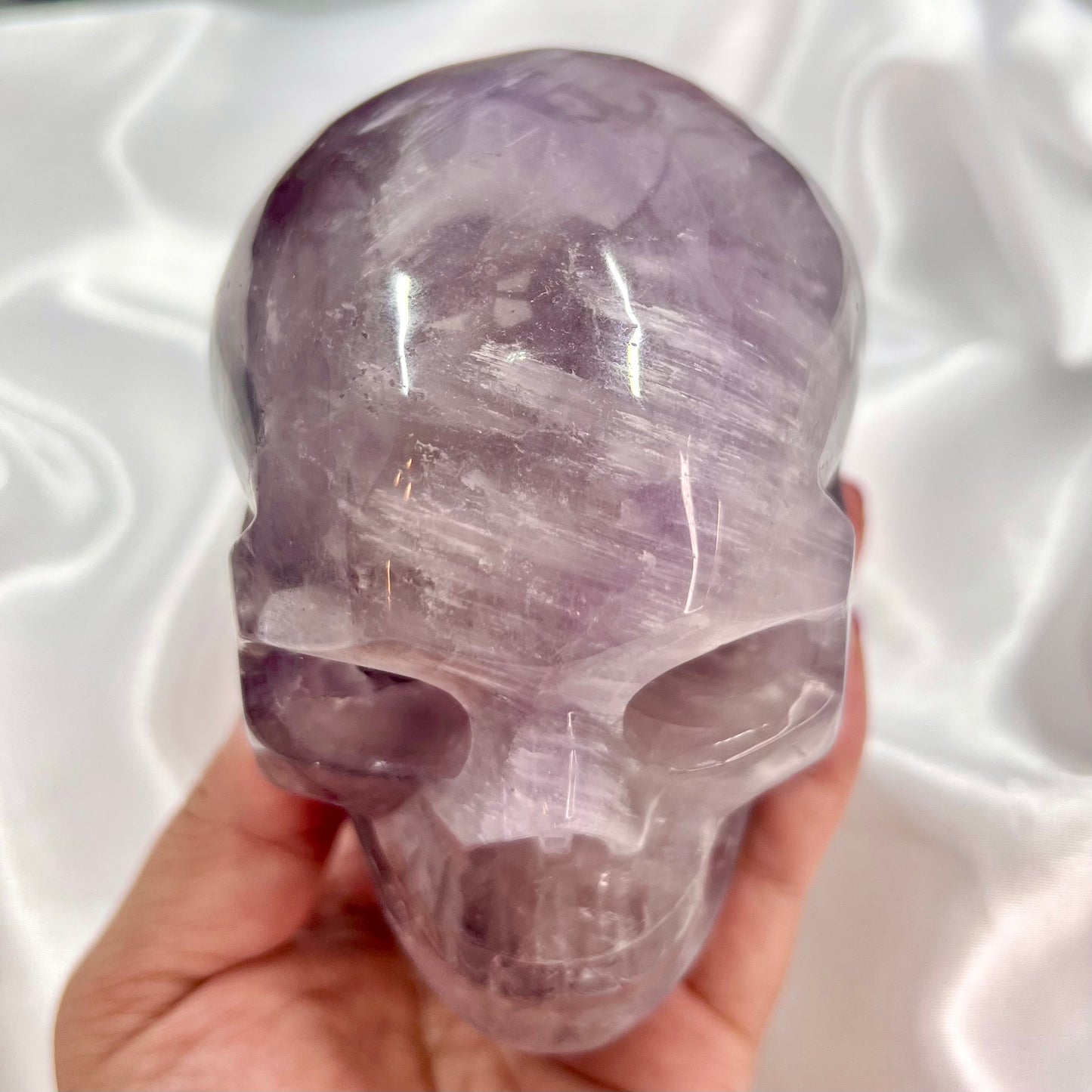 Large Amethyst Skull Crystal Skull Carving