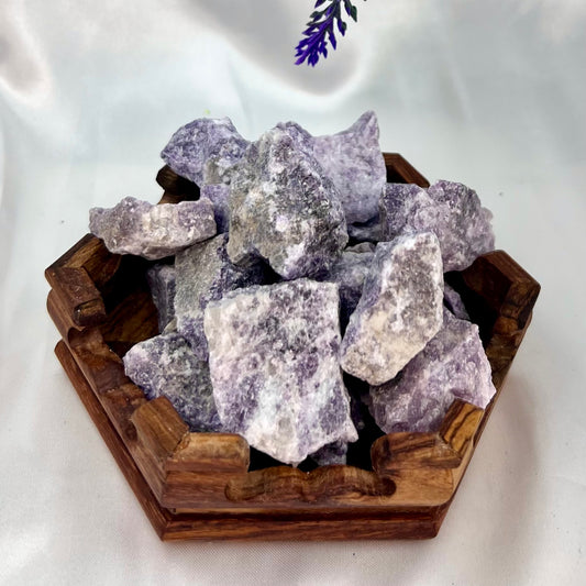 Lepidolite Purple Mica Raw Specimens Natural Crystal 400g Australian Seller