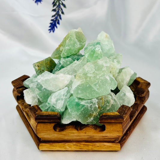 Green Fluorite Raw Specimens Natural Crystal 500g