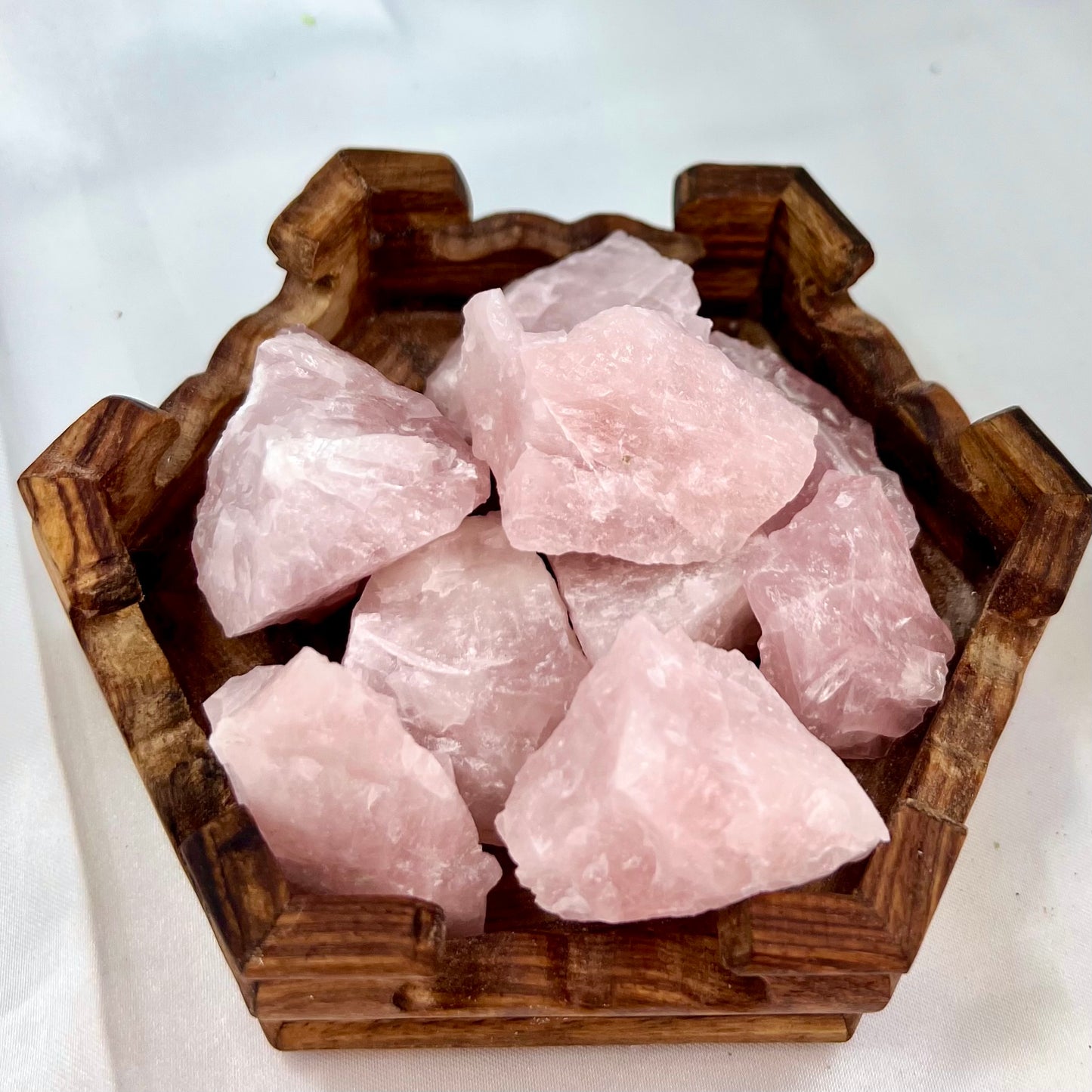 Rose Quartz Raw Specimens Natural Crystal 250g Australian Seller