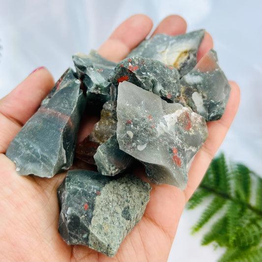 Dragon Bloodstone Jasper Raw Specimens Natural Crystal 250g