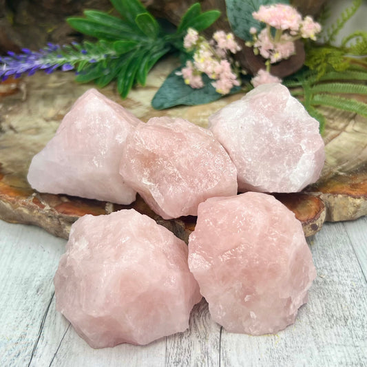 Rose Quartz Specimen Raw Crystal Australian Seller