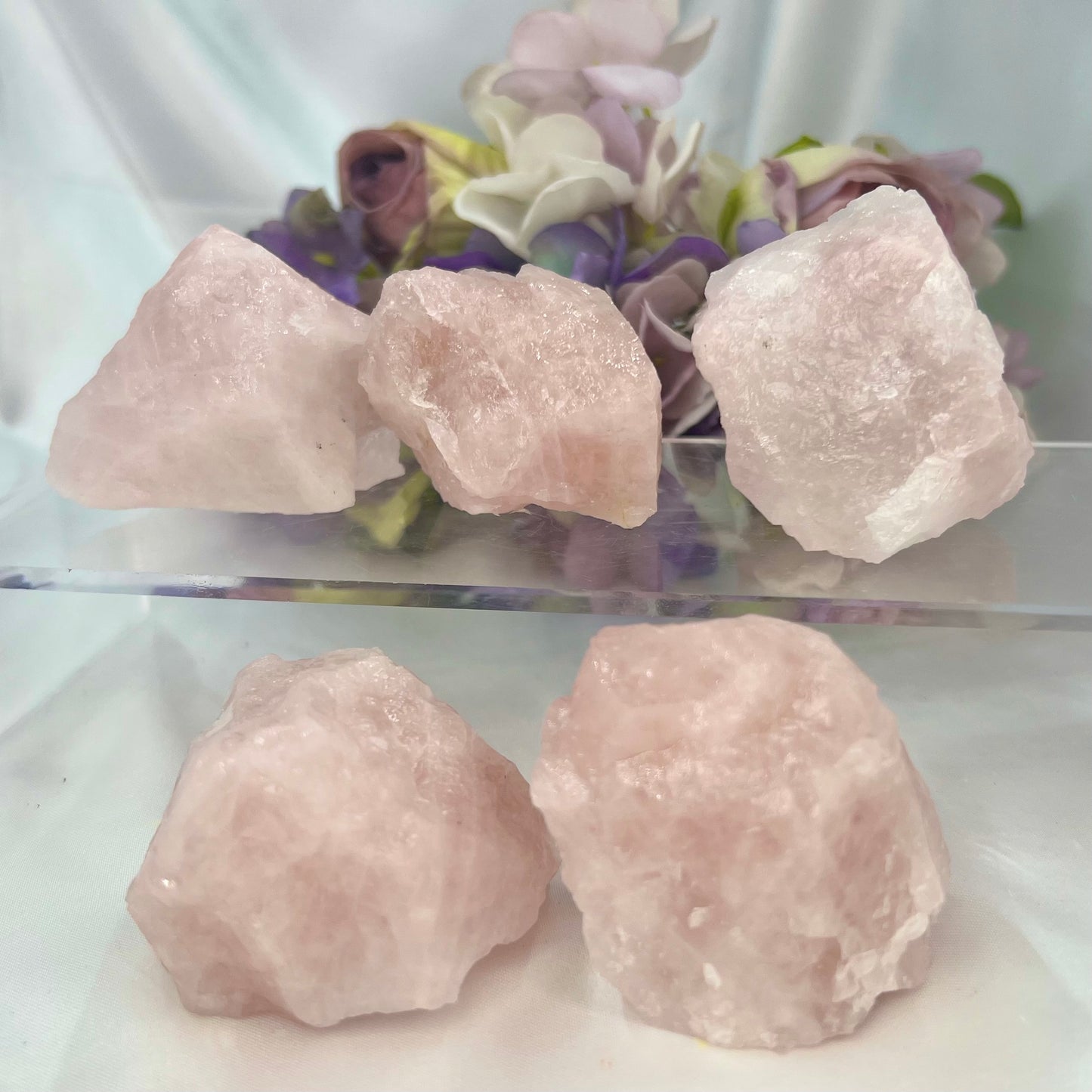 Rose Quartz Specimen Raw Crystal Australian Seller