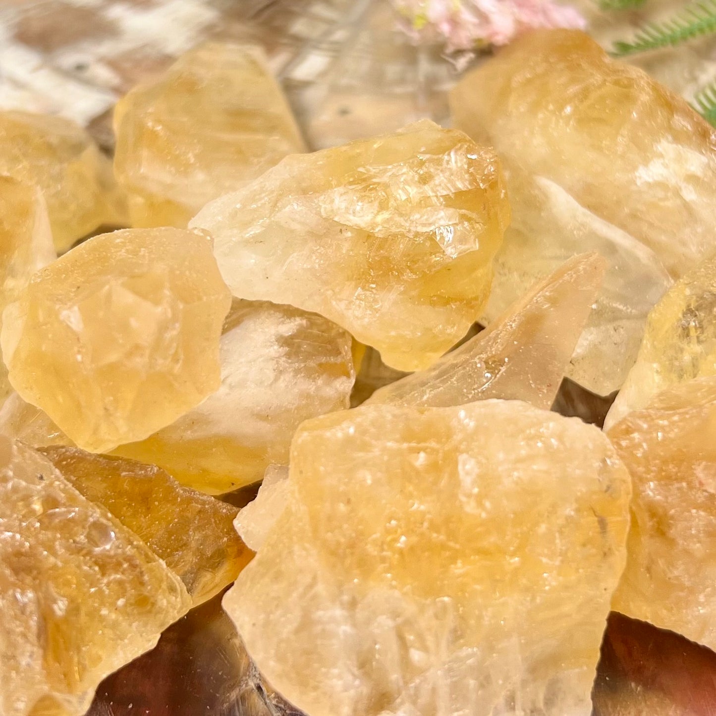 Citrine Raw Specimens Natural Crystal 250g