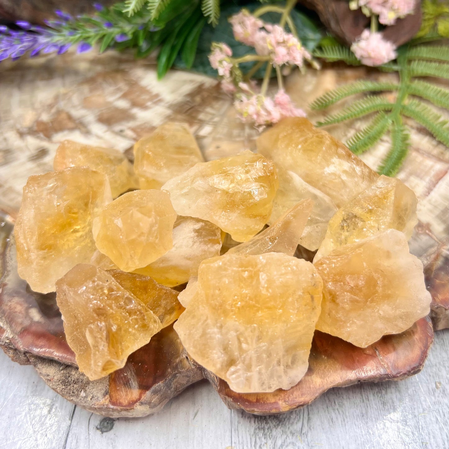 Citrine Raw Specimens Natural Crystal 250g