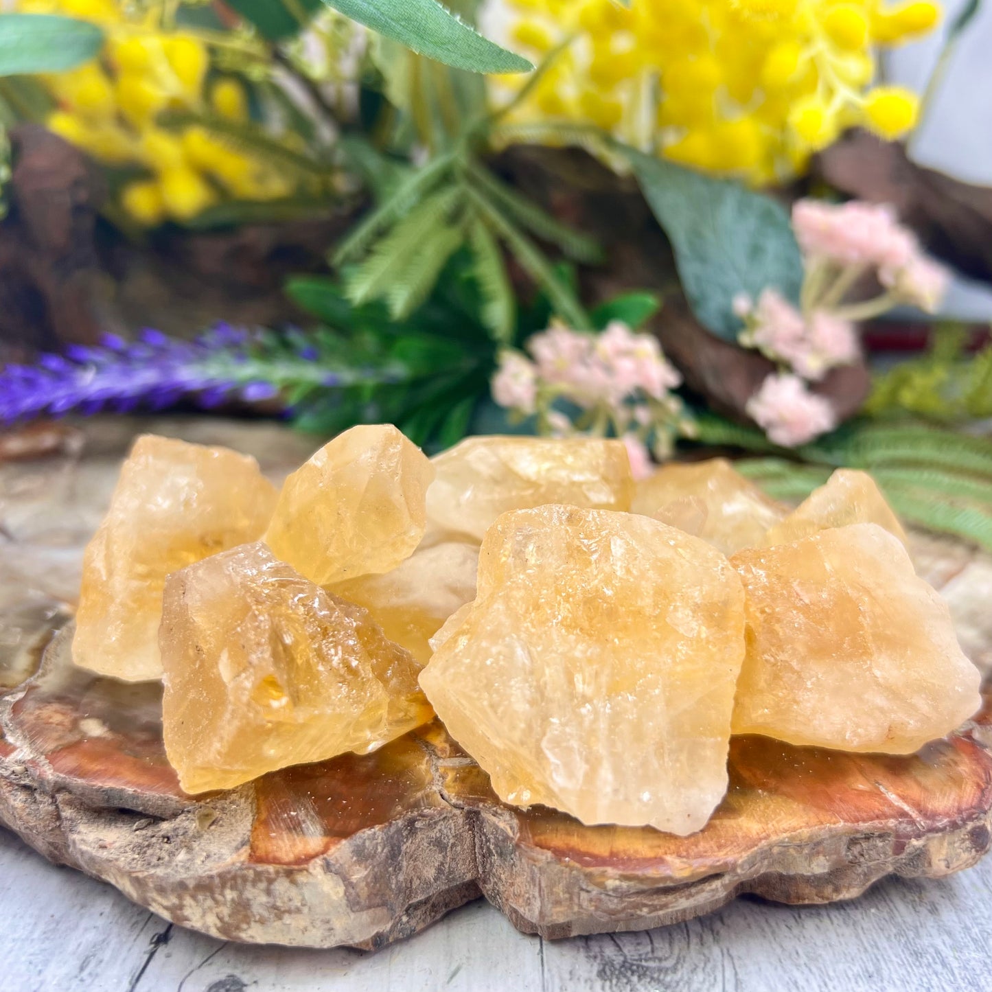 Citrine Raw Specimens Natural Crystal 250g