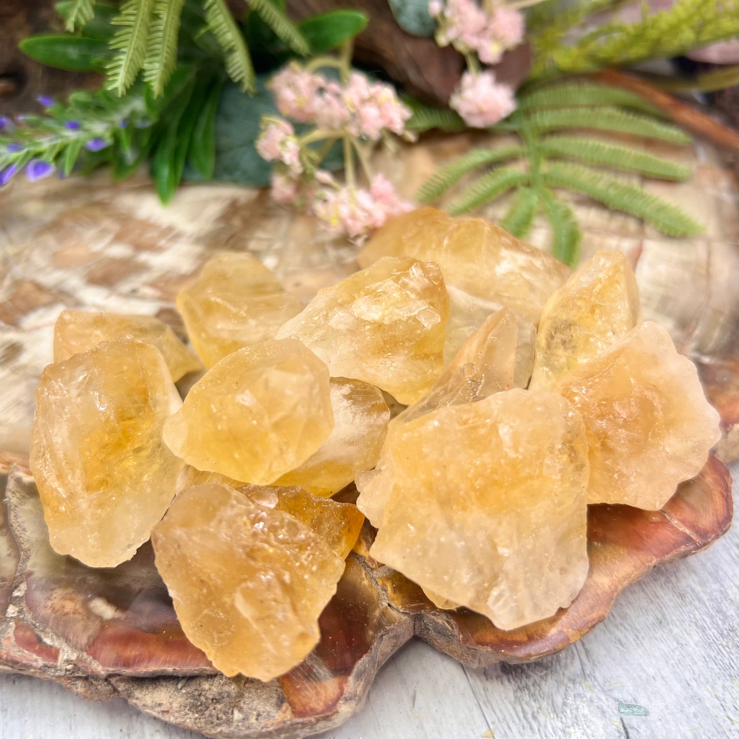 Citrine Raw Specimens Natural Crystal 250g