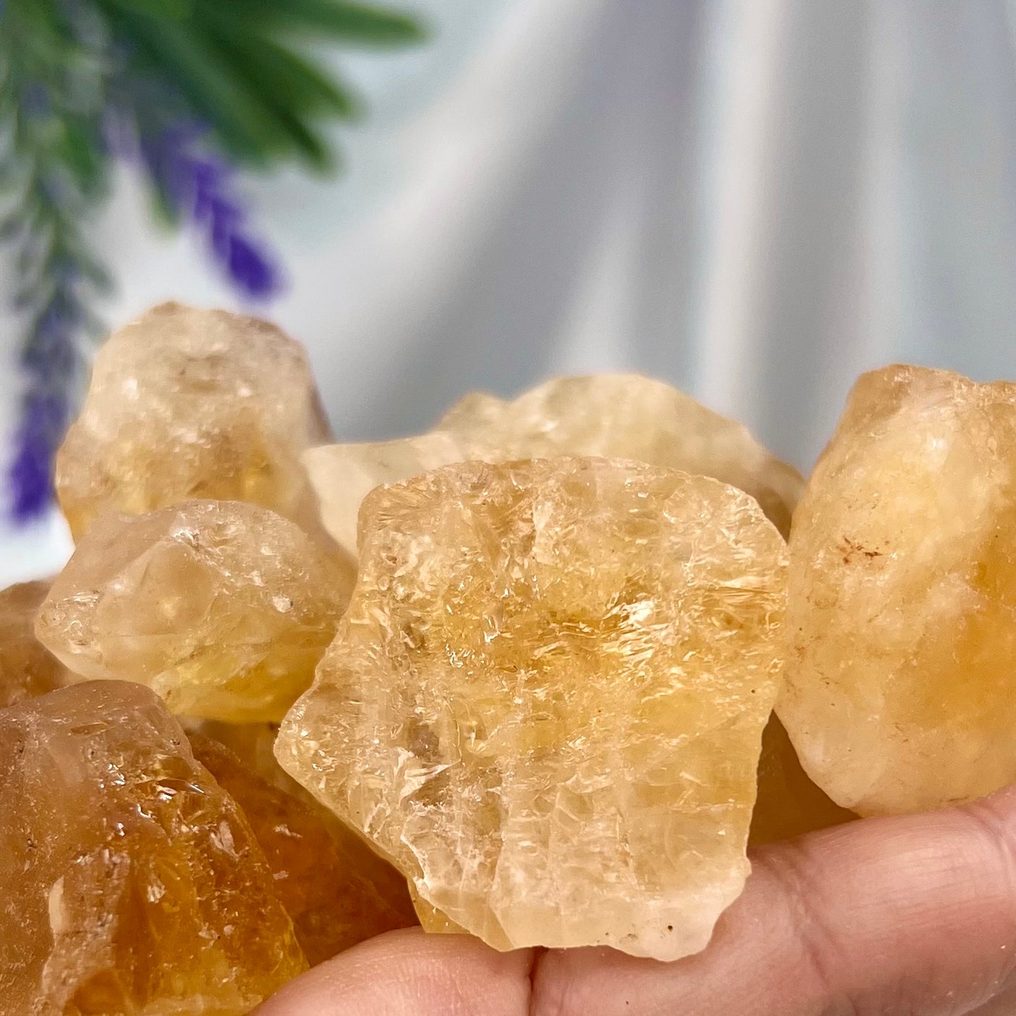 Citrine Raw Specimens Natural Crystal 250g